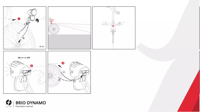 Page 1 of the manual User Manual Spanninga Brio