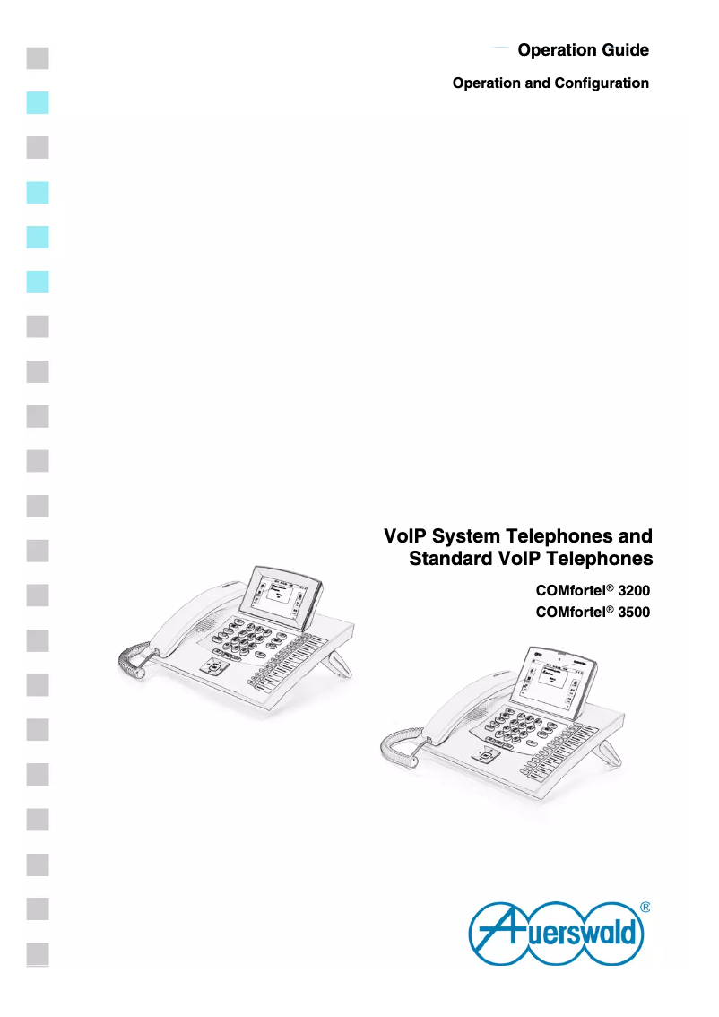 Page 1 of the manual User Manual Auerswald COMfortel 3500