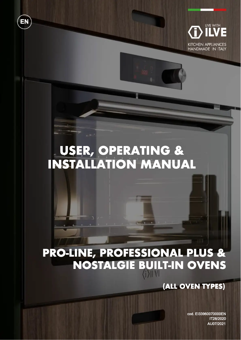 First page image of the manual for OV80SLKMPSS