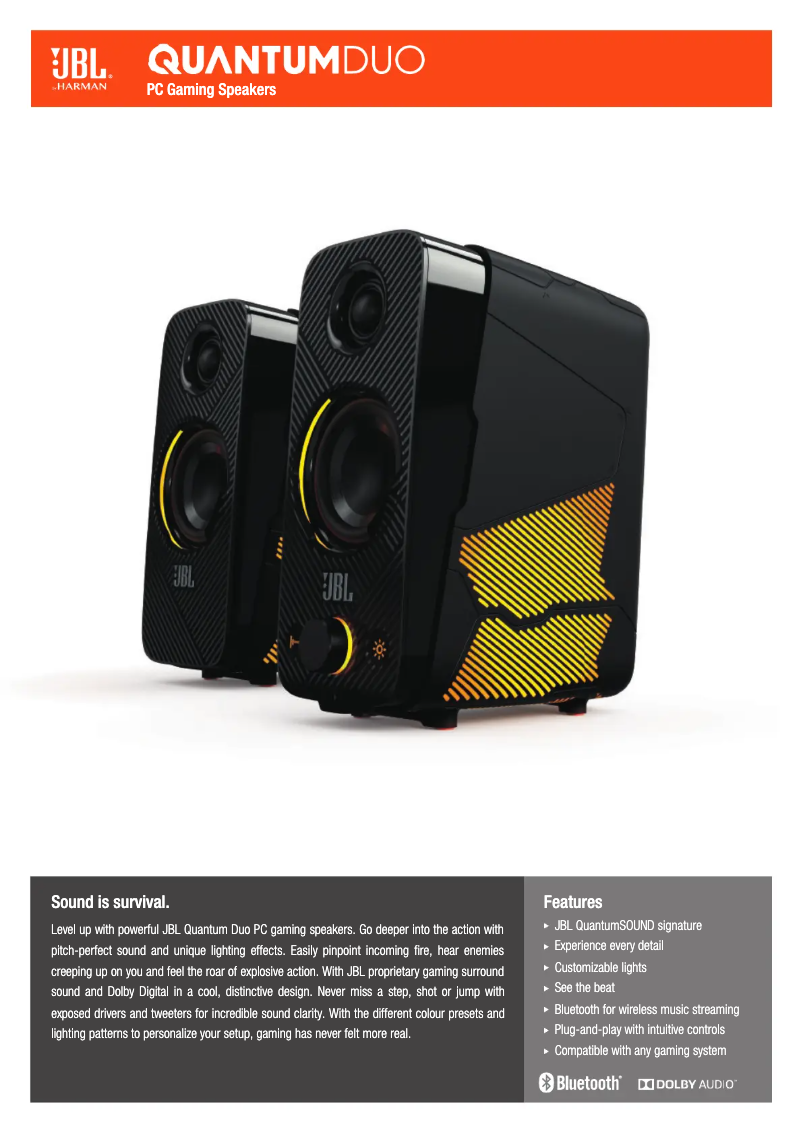 First page image of the manual for Quantum DUO