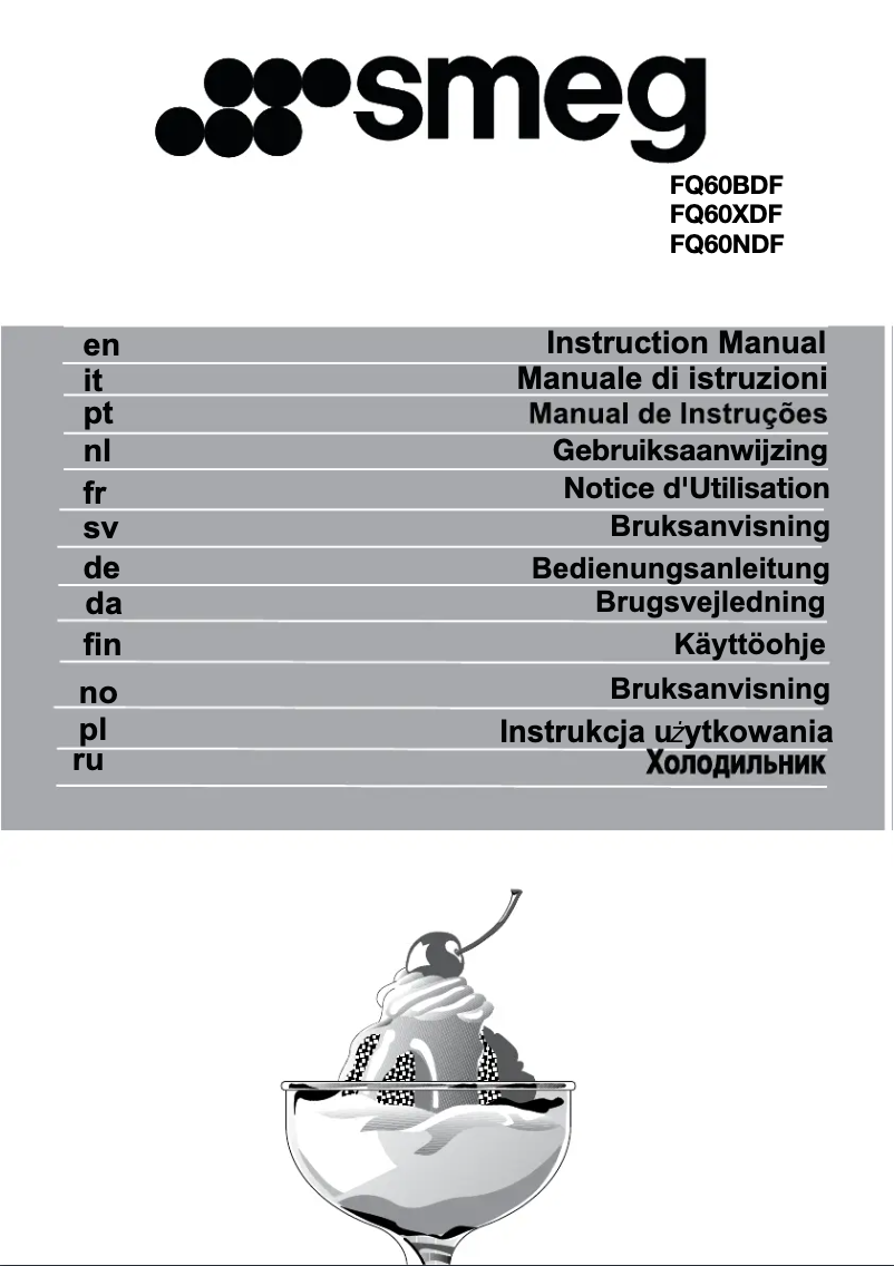 First page image of the manual for FQ60BDF