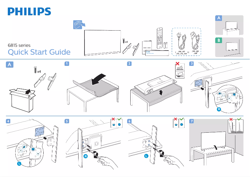 First page image of the manual for 32PHT6815
