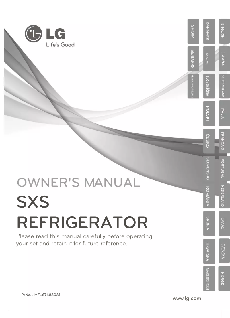 Page 1 of the manual User Manual LG GS9367