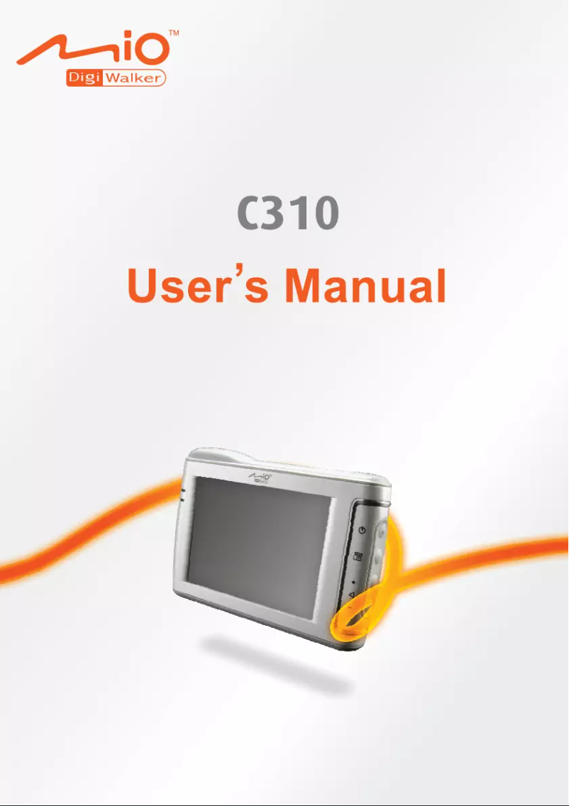 First page image of the manual for MiVue C310