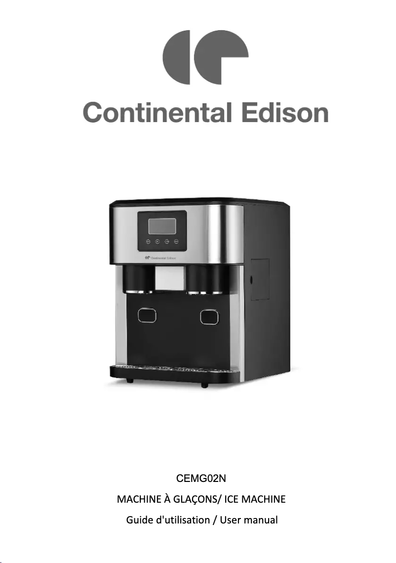 First page image of the manual for CEMG02N