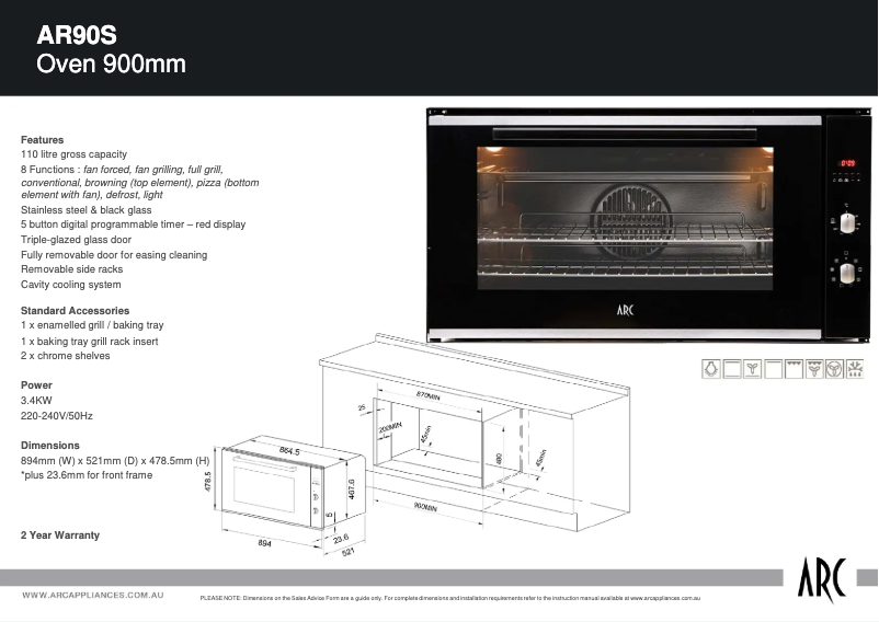 Image de la première page du manuel de l'appareil AR90S