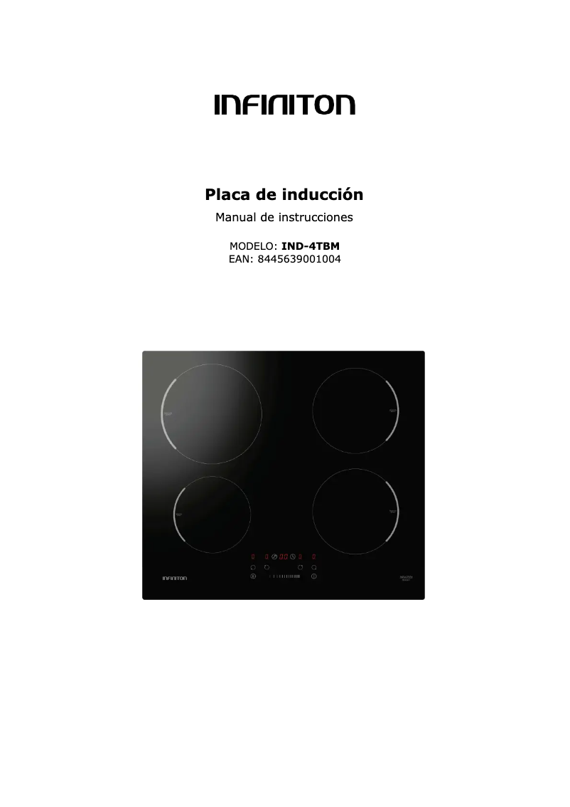 First page image of the manual for IND-4TBM