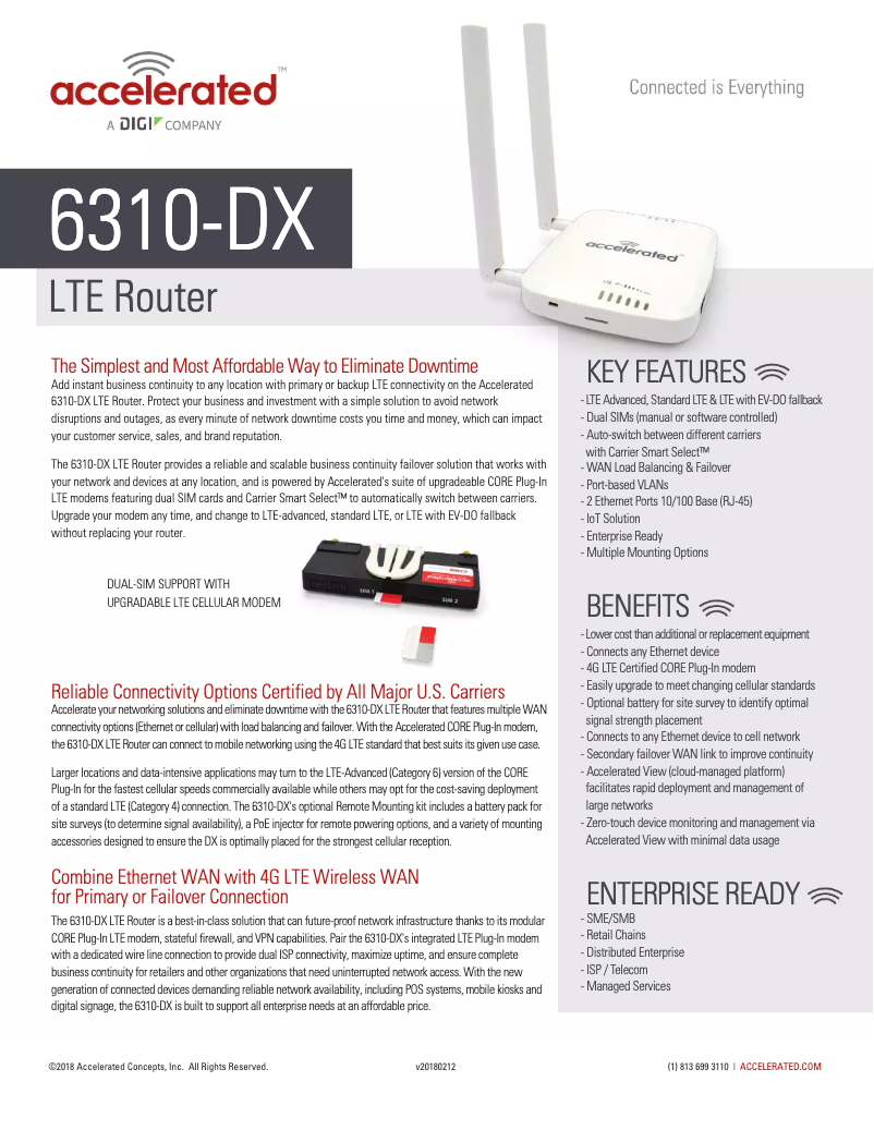 First page image of the manual for ASB-6310-DX06-OUS