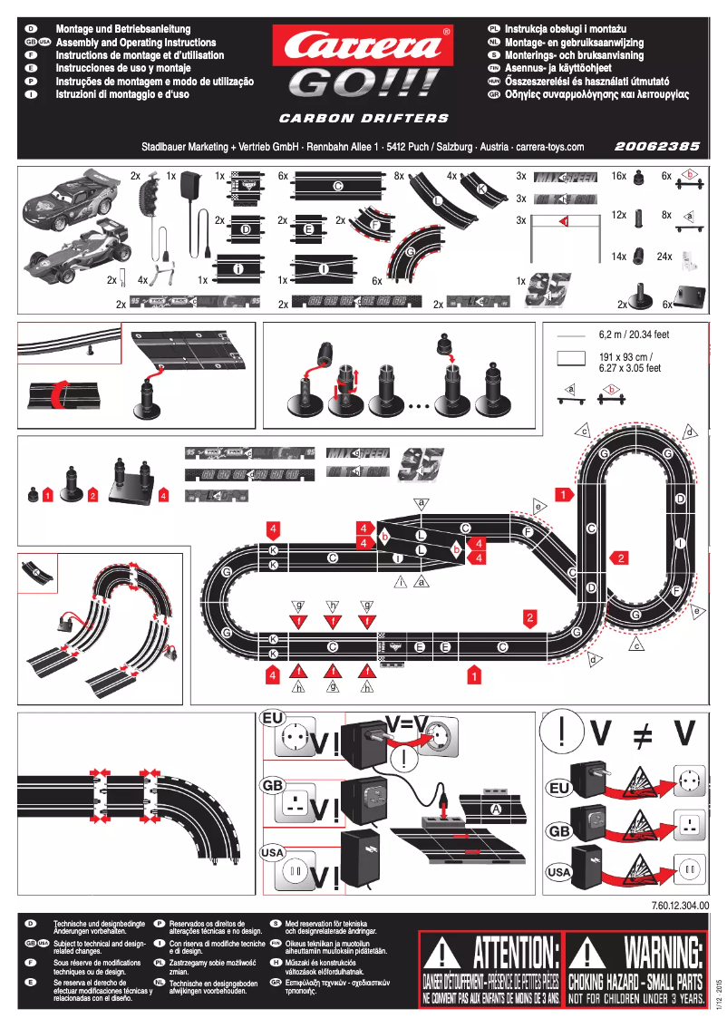 First page image of the manual for Toys 20062385