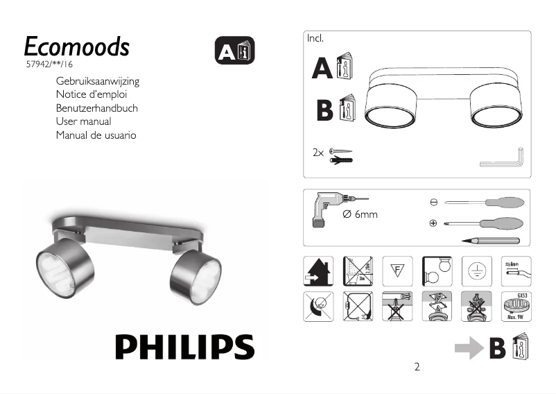First page image of the manual for Ecomoods 579421716