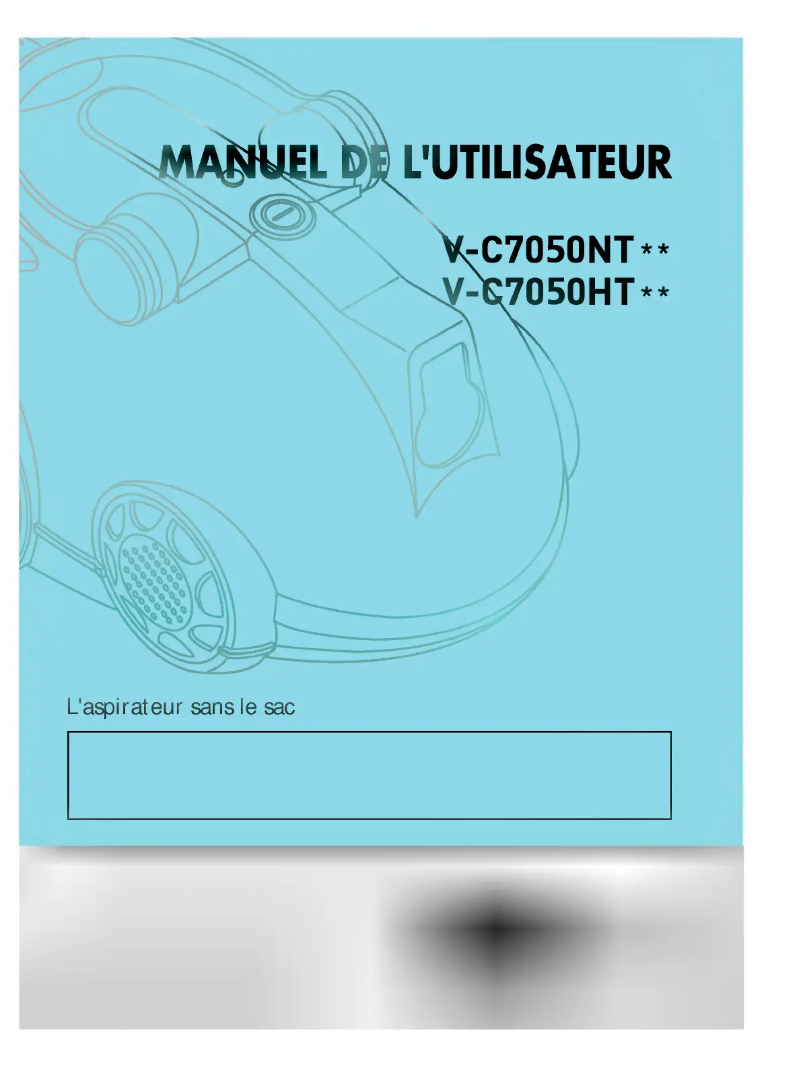 First page image of the manual for V-C7050HT