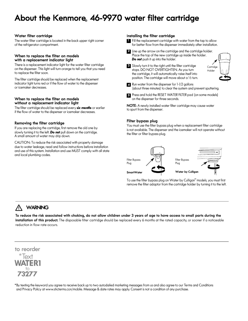 First page image of the manual for 9970