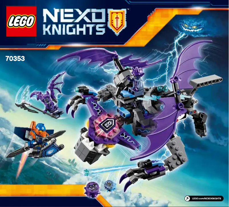 Page 1 of the manual User Manual Lego Nexo Knights 70353