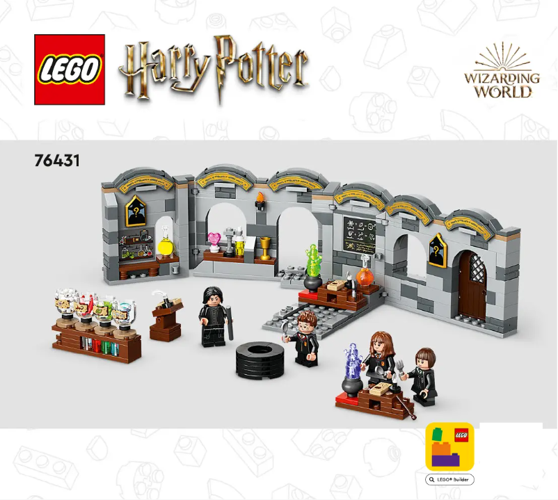 Page 1 de la notice Manuel utilisateur Lego Harry Potter 76431
