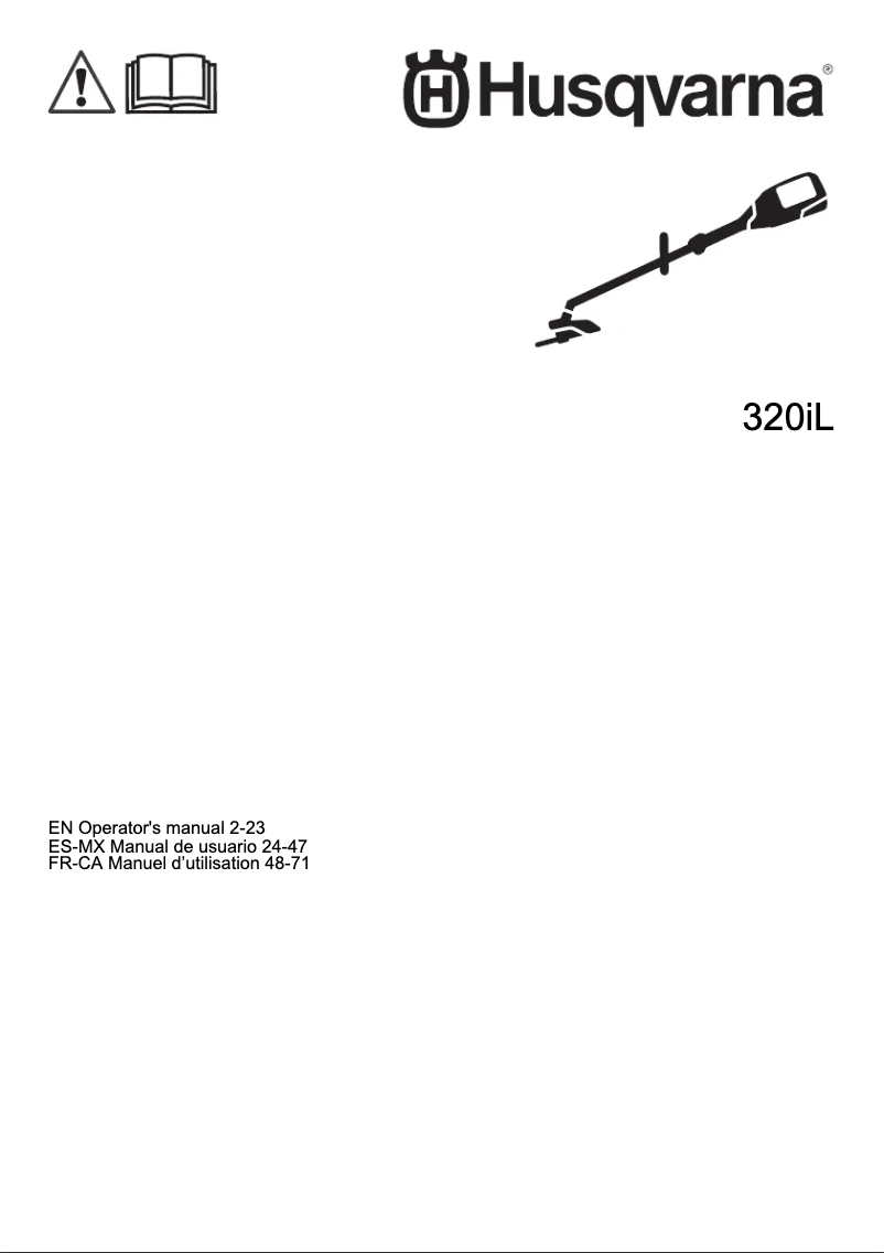 First page image of the manual for 320iL