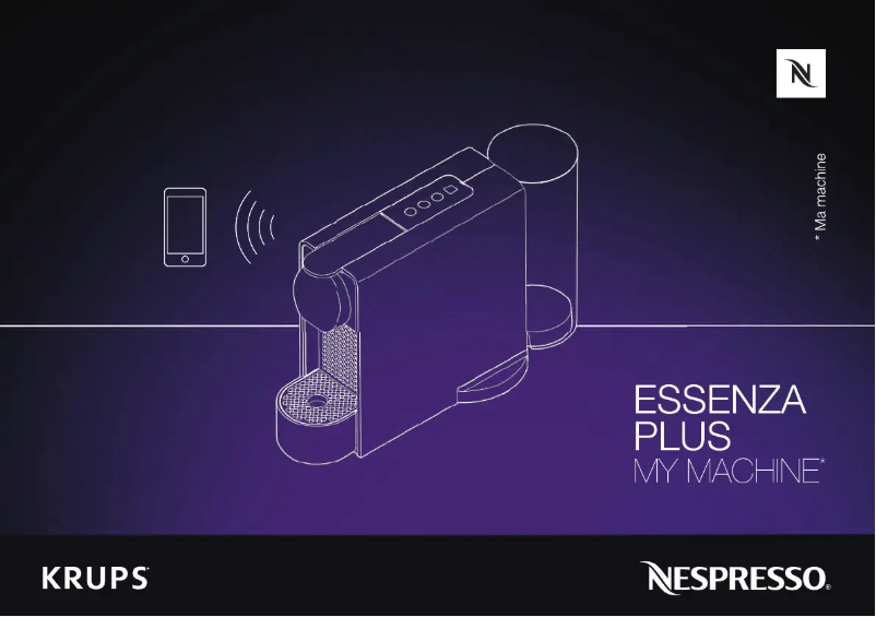 Image de la première page du manuel de l'appareil Nespressso Essenza Plus XN5111