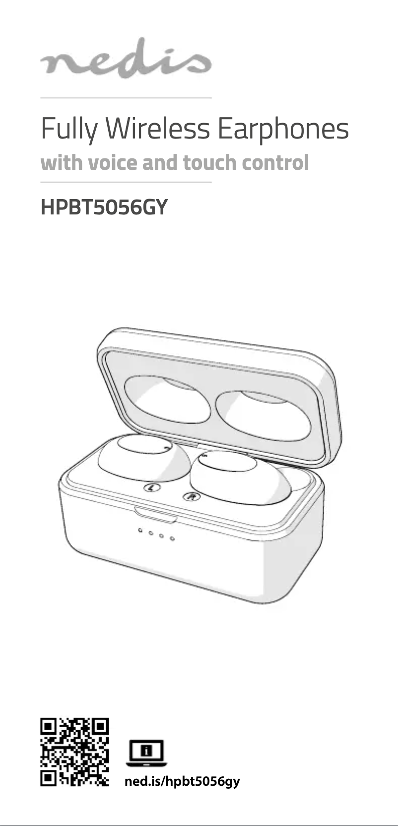 Page 1 of the manual User Manual Nedis HPBT5056GY