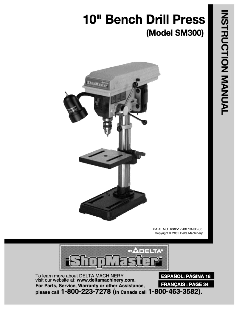 Page 1 of the manual User Manual Black & Decker SM300