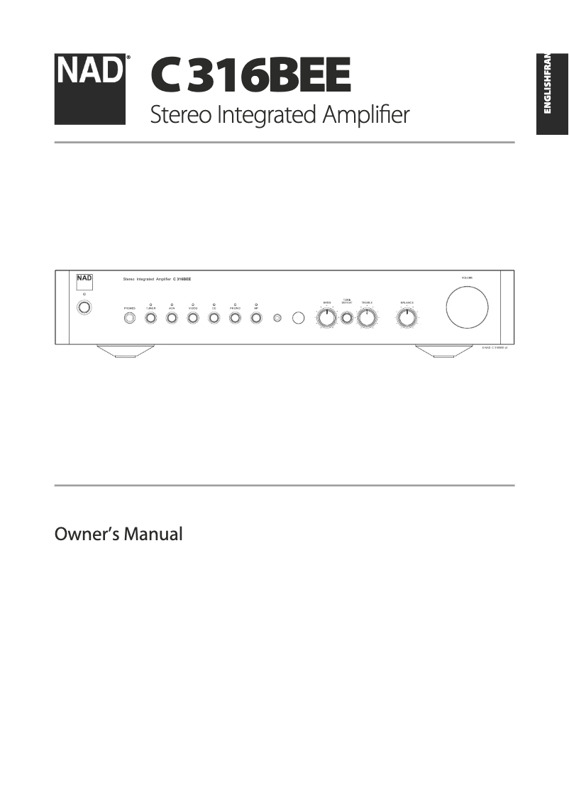 First page image of the manual for C 316