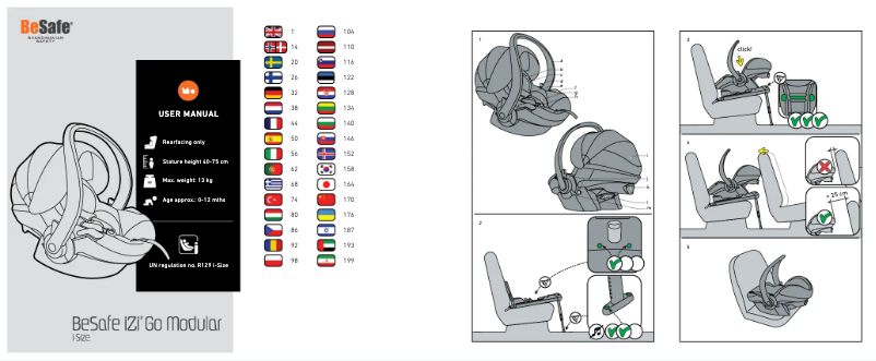 Page 1 of the manual User Manual BeSafe iZi Go Modular X1 i-Size