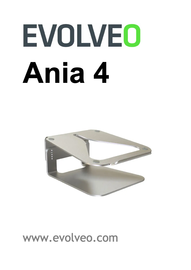 Page 1 of the manual User Manual Evolveo Ania 4