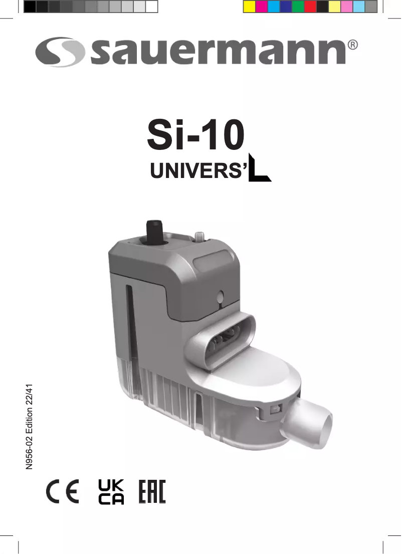 Page 1 of the manual User Manual Sauermann Si-10