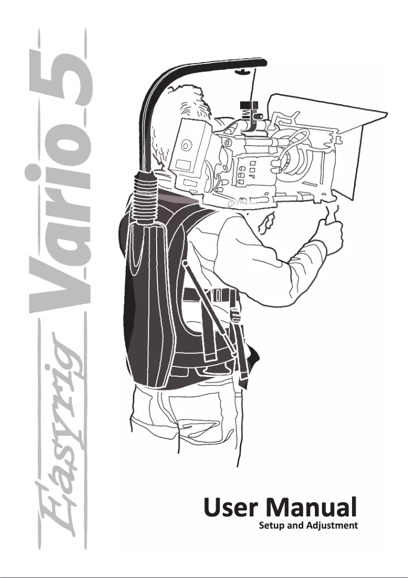 Page 1 of the manual User Manual Easyrig Vario 5