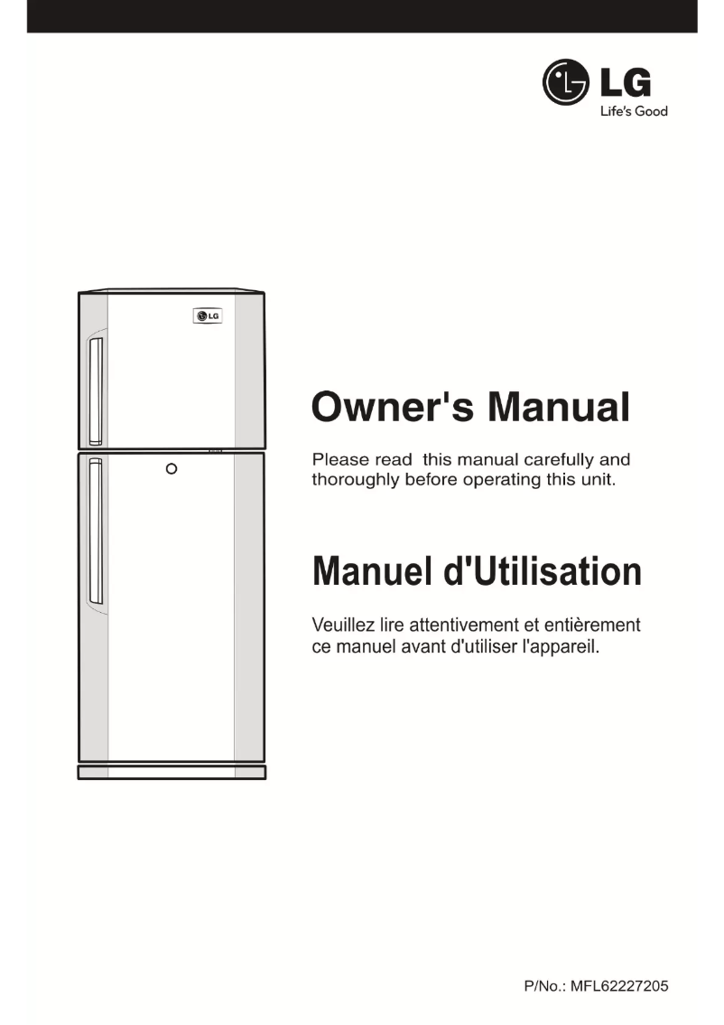 Page 1 of the manual User Manual LG GR-B386VMT