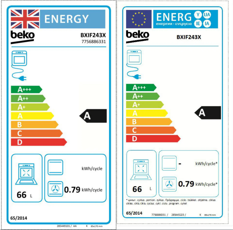 First page image of the manual for BXIF 243