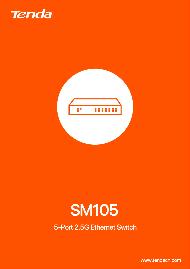 First page image of the manual for SM105