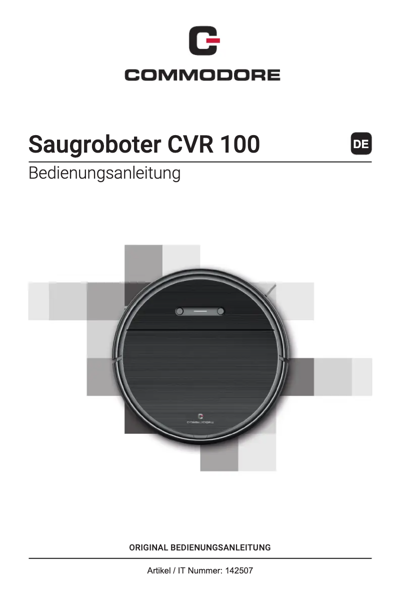 First page image of the manual for CVR 100