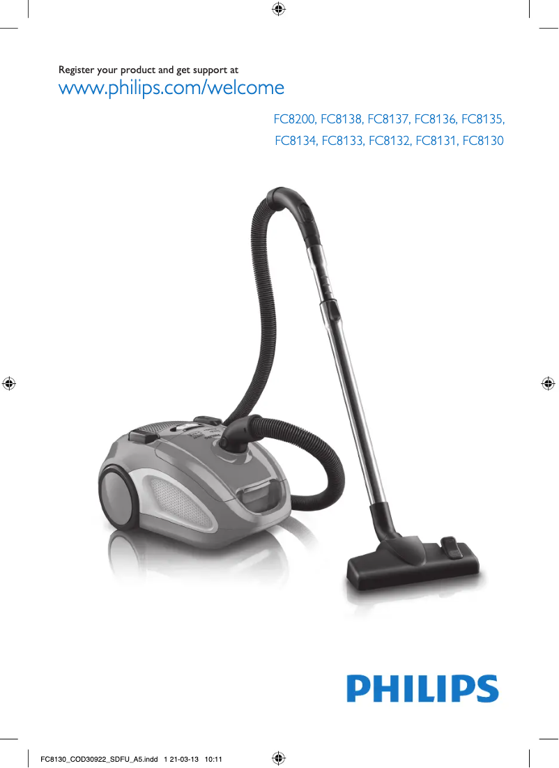 First page image of the manual for EasyLife FC8200