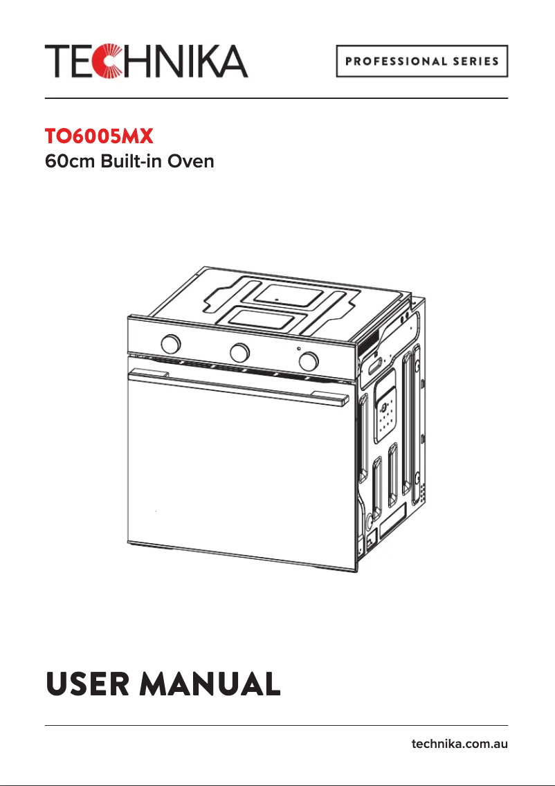 Page 1 of the manual User Manual Technika TO6005MX