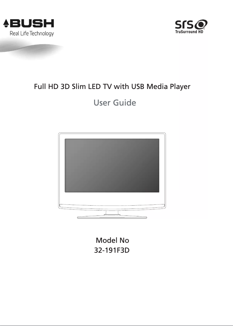 Image de la première page du manuel de l'appareil 32/191F3D