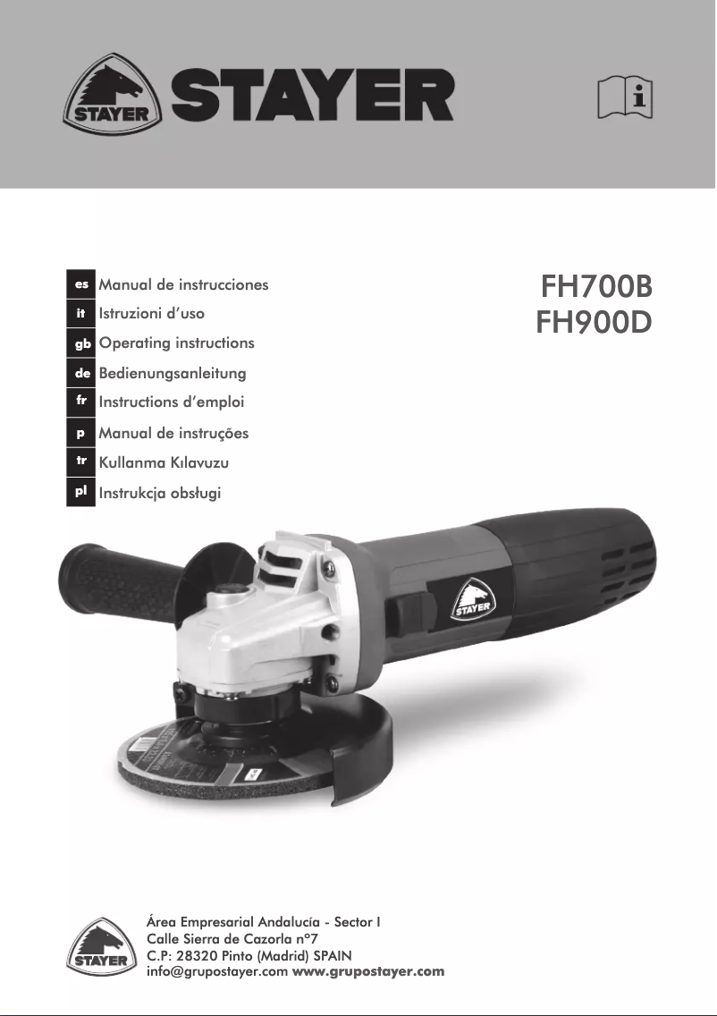 Page 1 of the manual User Manual Stayer FH 901 D