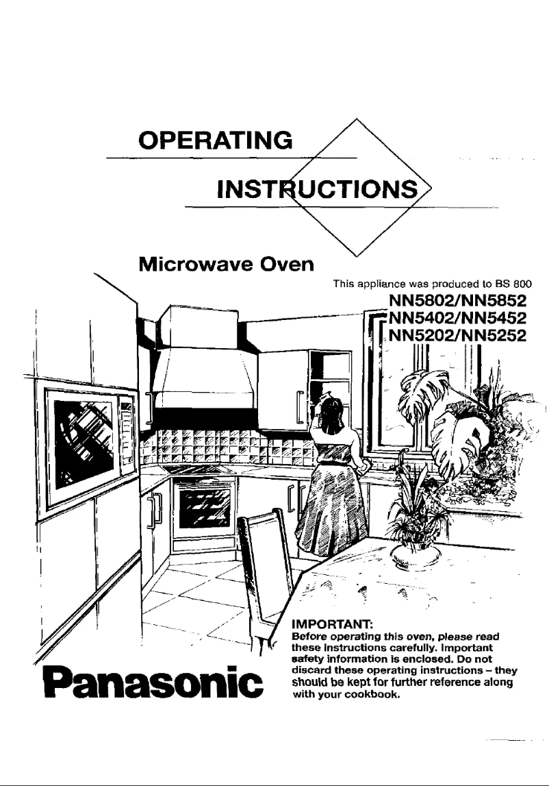 First page image of the manual for NN-5452