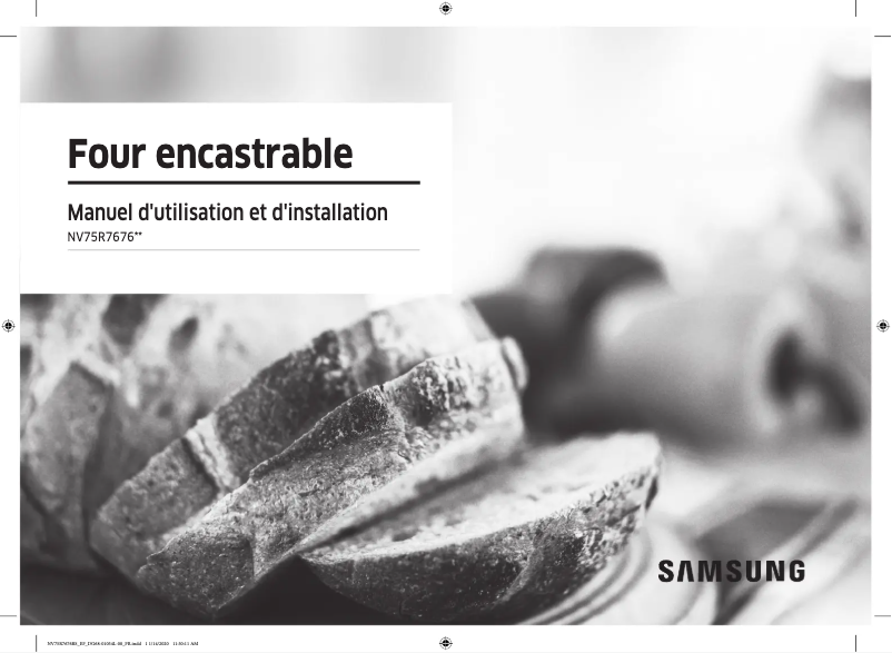 First page image of the manual for NV75R7676RS