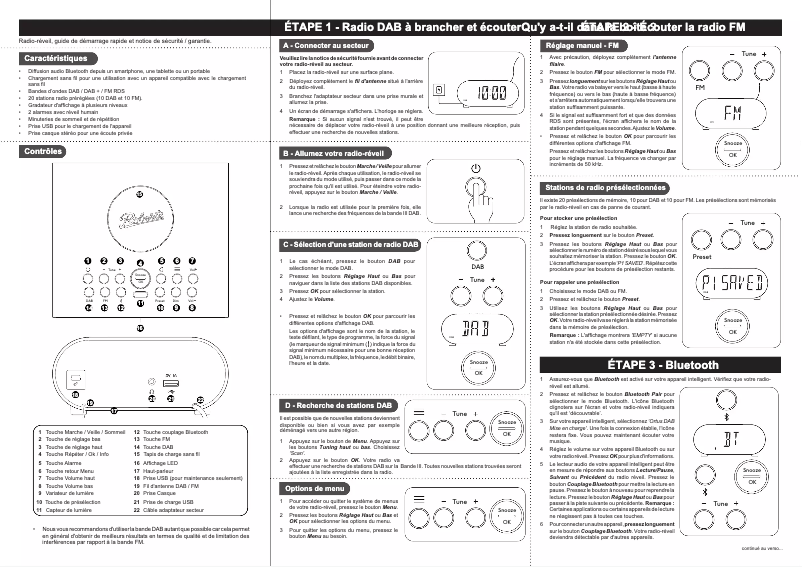 Page 1 of the manual User Manual Roberts Ortus DAB Charge