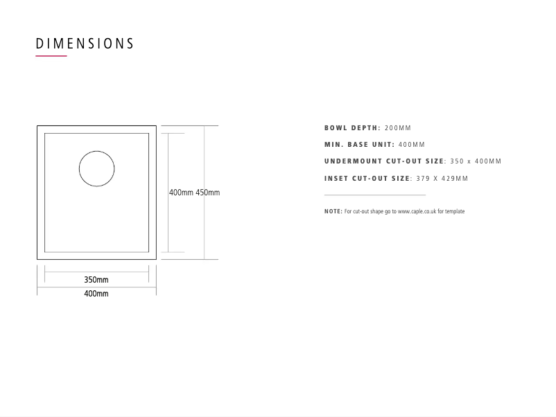Page 1 of the manual User Manual Caple Zero 35