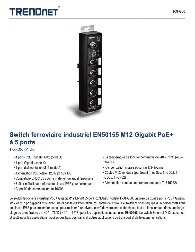 First page image of the manual for TI-XPG50