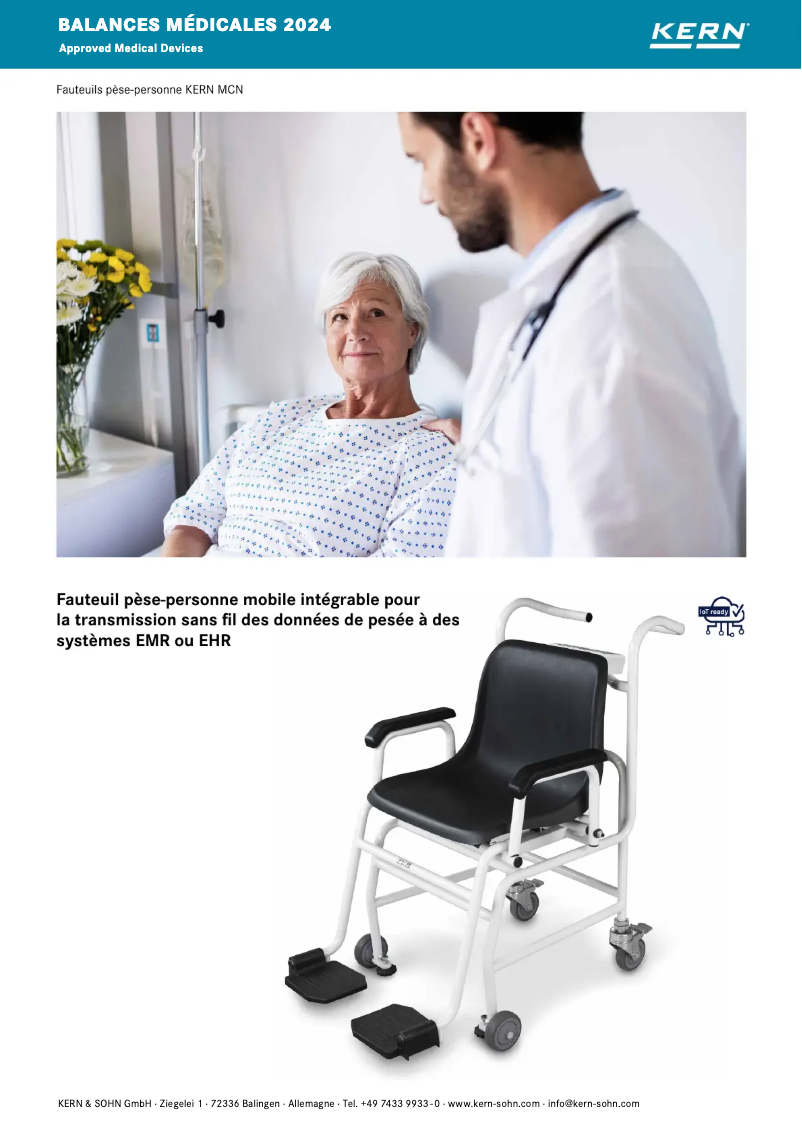 Page 1 of the manual Brochure Kern TMCN 200K-1M-A