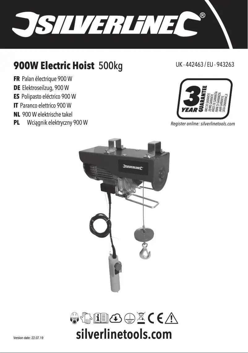 Page 1 of the manual User Manual Silverline 442463