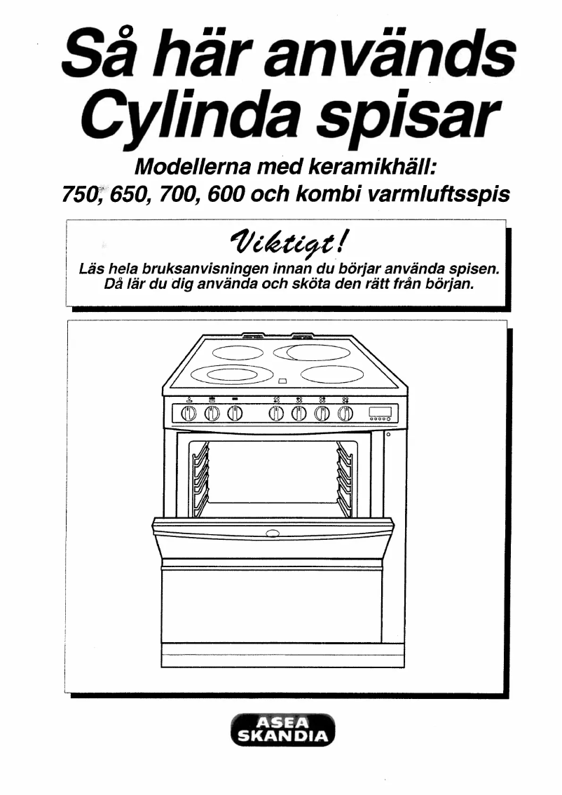 Page 1 of the manual User Manual Cylinda 650