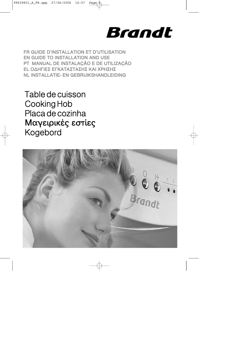 First page image of the manual for TV1210B