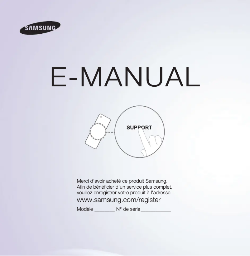 Page 1 of the manual User Manual Samsung UE32ES6530