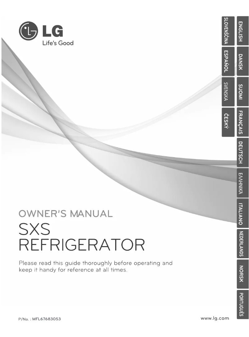 First page image of the manual for GS9366NSDZ