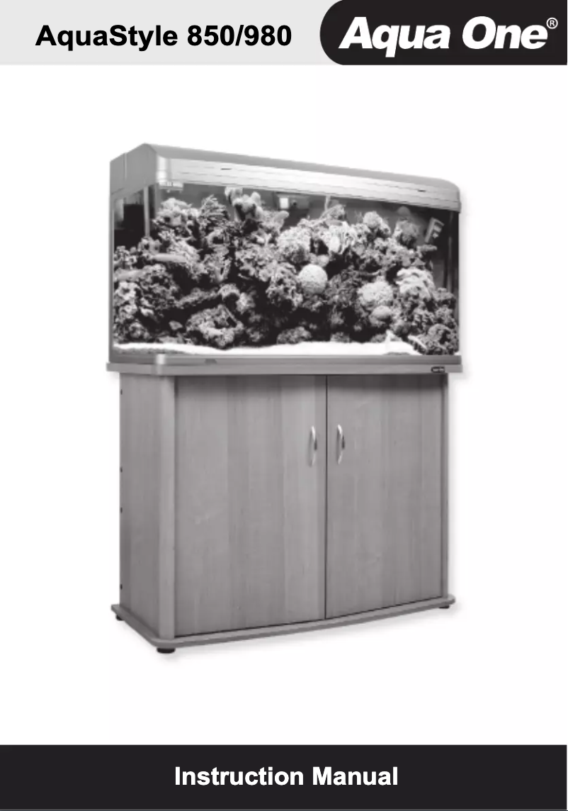 First page image of the manual for AquaStyle 980