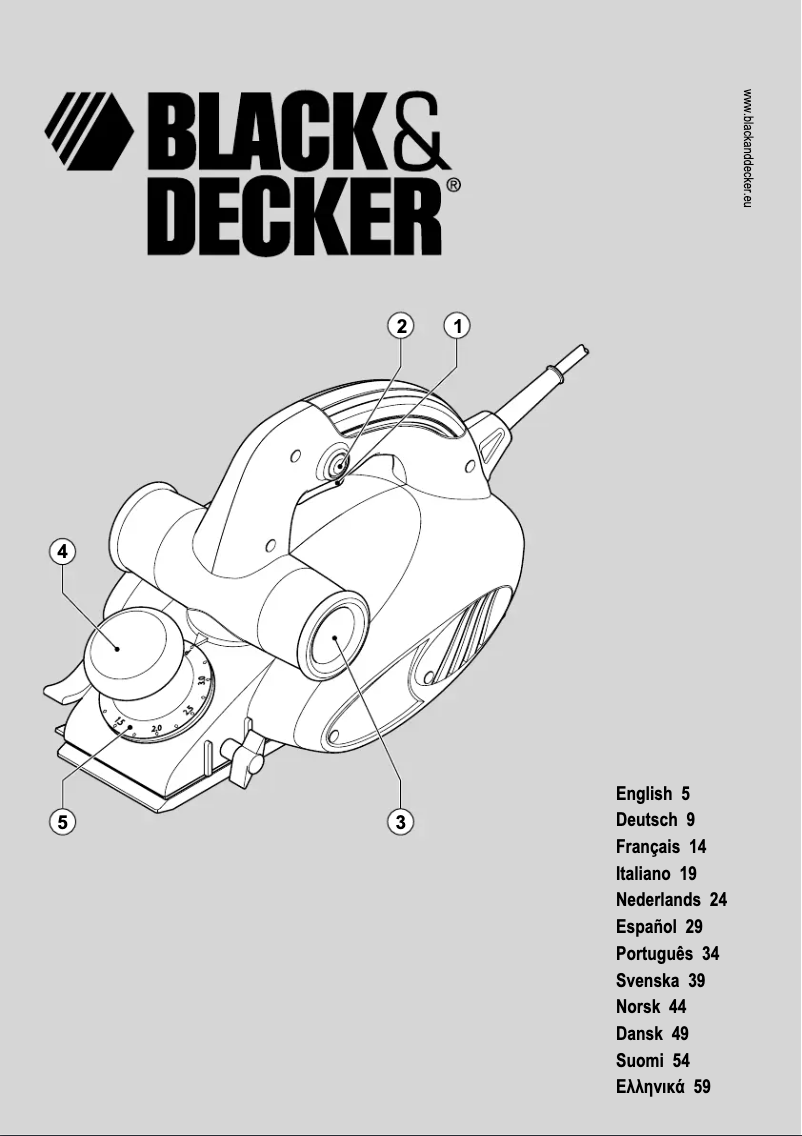 First page image of the manual for KW82