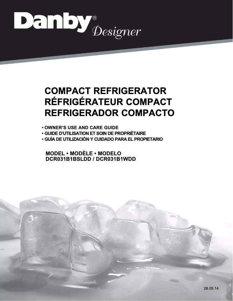 Page 1 of the manual User Manual Danby DCR031B1BSLDD