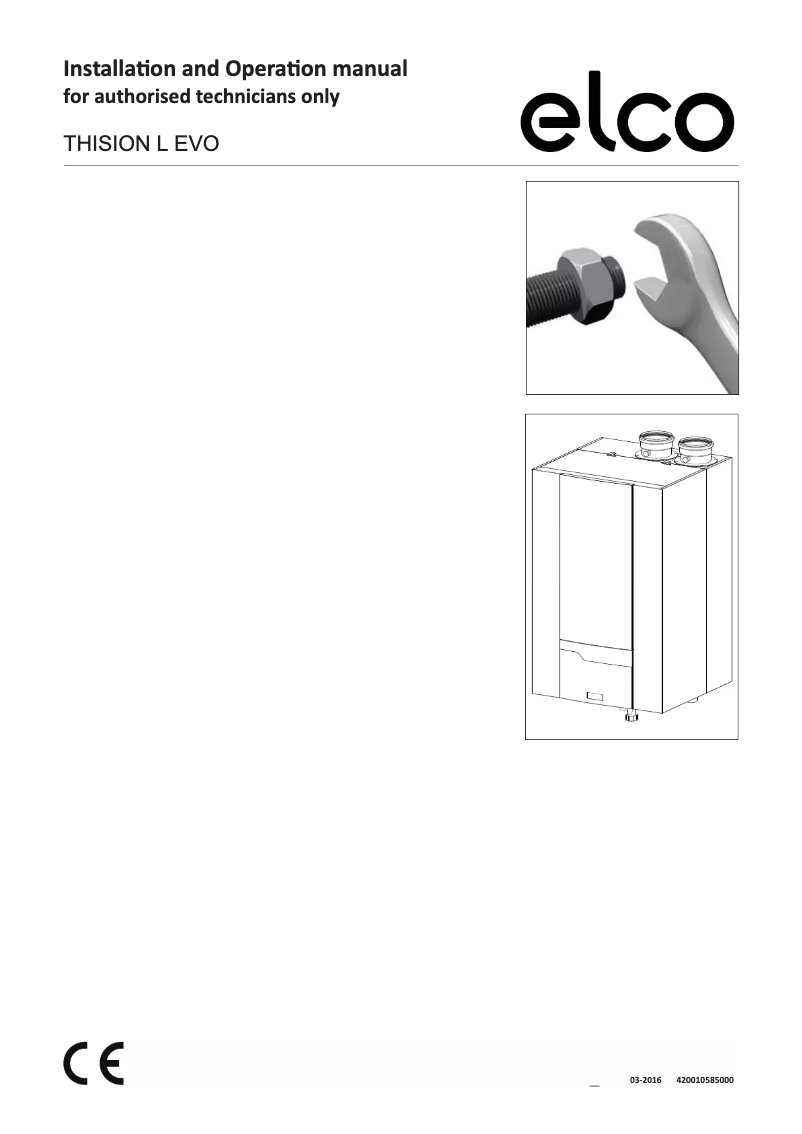 First page image of the manual for Thison L Evo